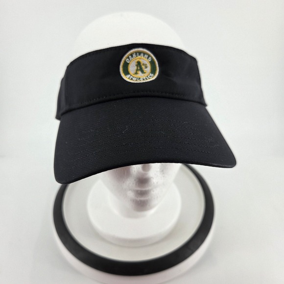 Under Armour Oakland Athletics Visor OSFA Black Performance A's Hat - Picture 1 of 5
